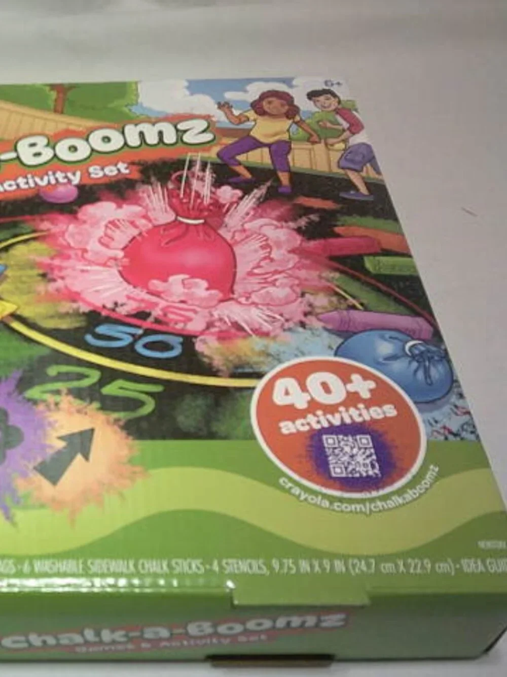 CRAYOLA CHALK-A-BOOMZ GAMES & ACTIVITY SET 40+ ACTIVITIES AGES 6+ CHRISTMAS 🎁